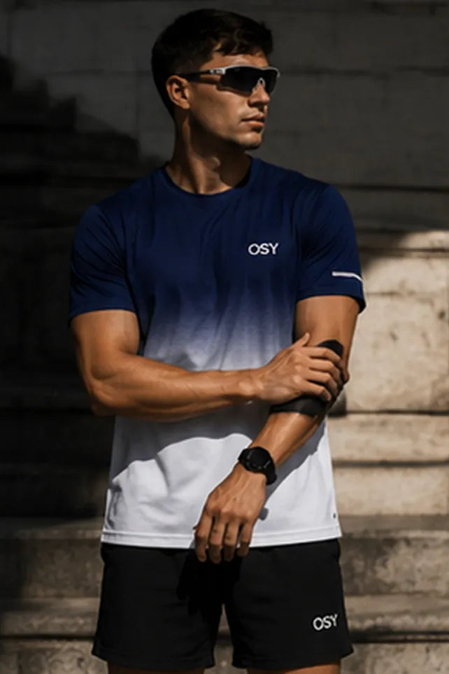 OSY Gradient Performance Tee - Midnight Mist