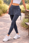 OSY Wrap Active Skirt Leggings – Grey