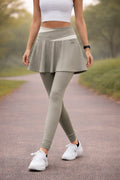 OSY Active Skirt Leggings – Beige